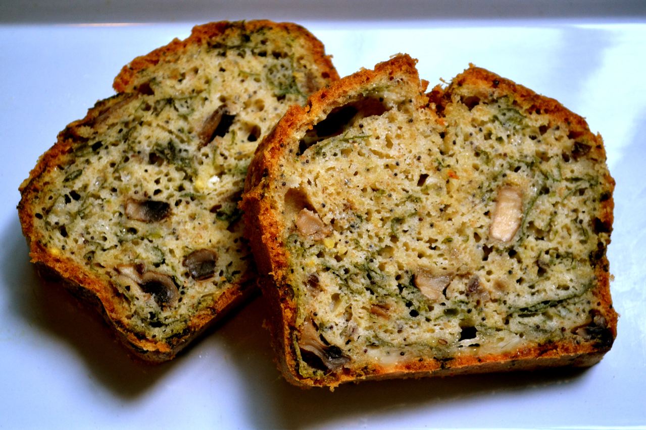 cake au Pouligny-saint-pierre champignons et persillade