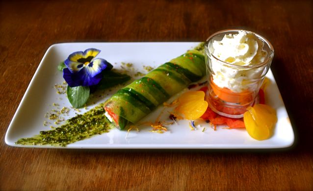 la horitaiki (salade grecque) revisitée de Julie