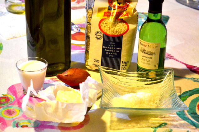 ingrédients de base risotto