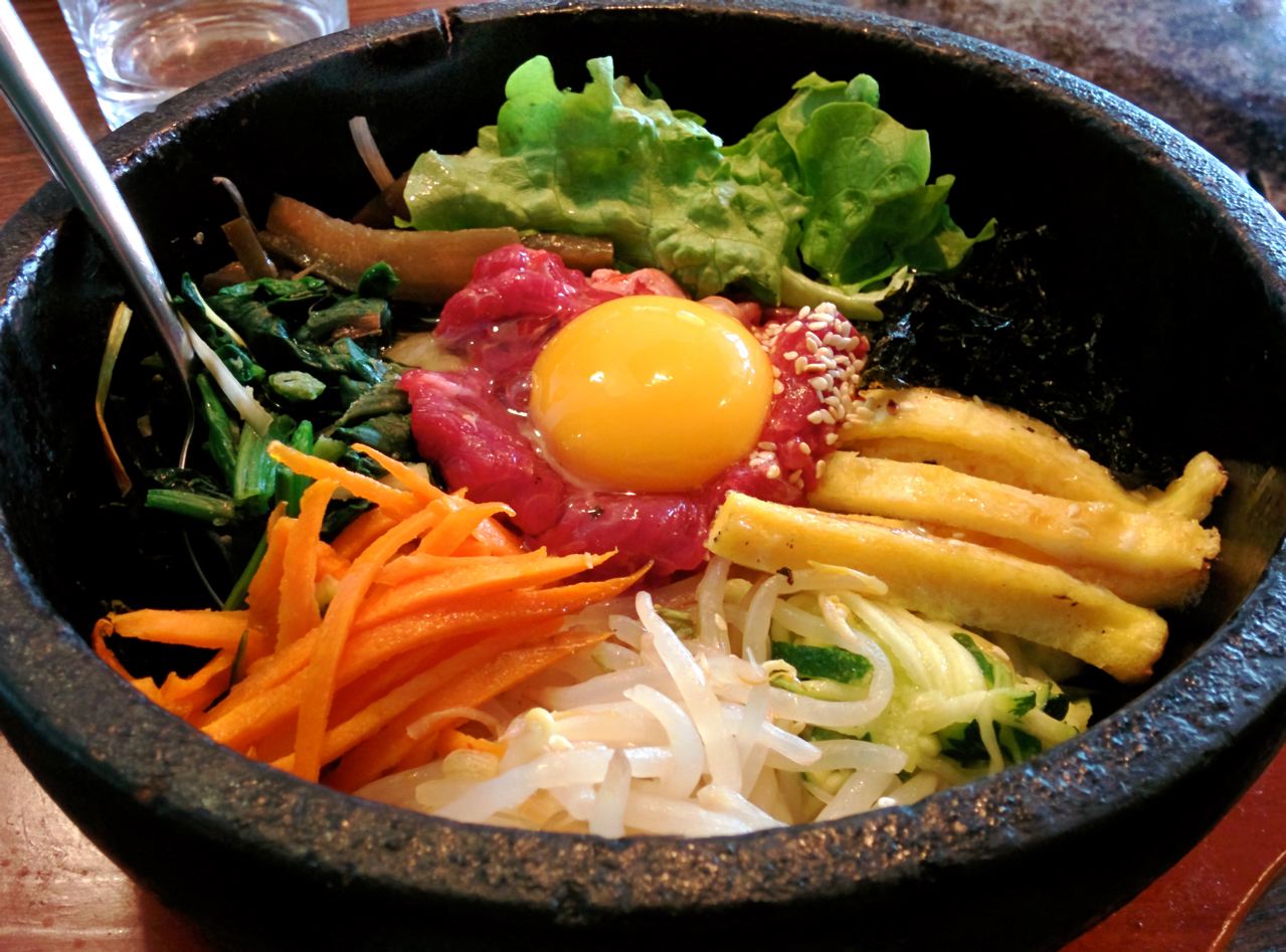 Bibimbap au resto