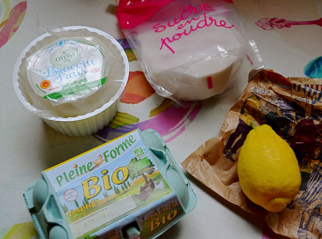 Ingrédients gâteau de crêpes au fiadone