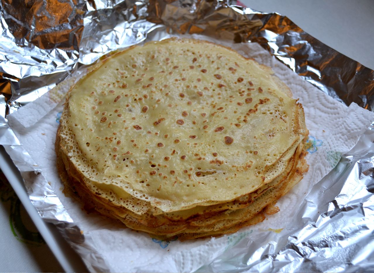 Crêpes empilées