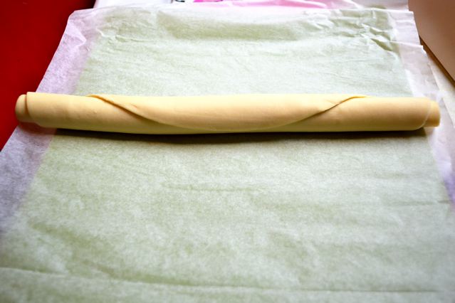 pâte feuilletée roulée