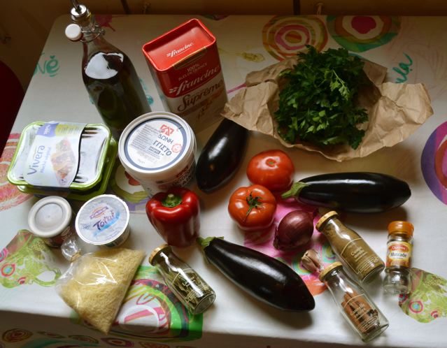 ingrédients moussaka